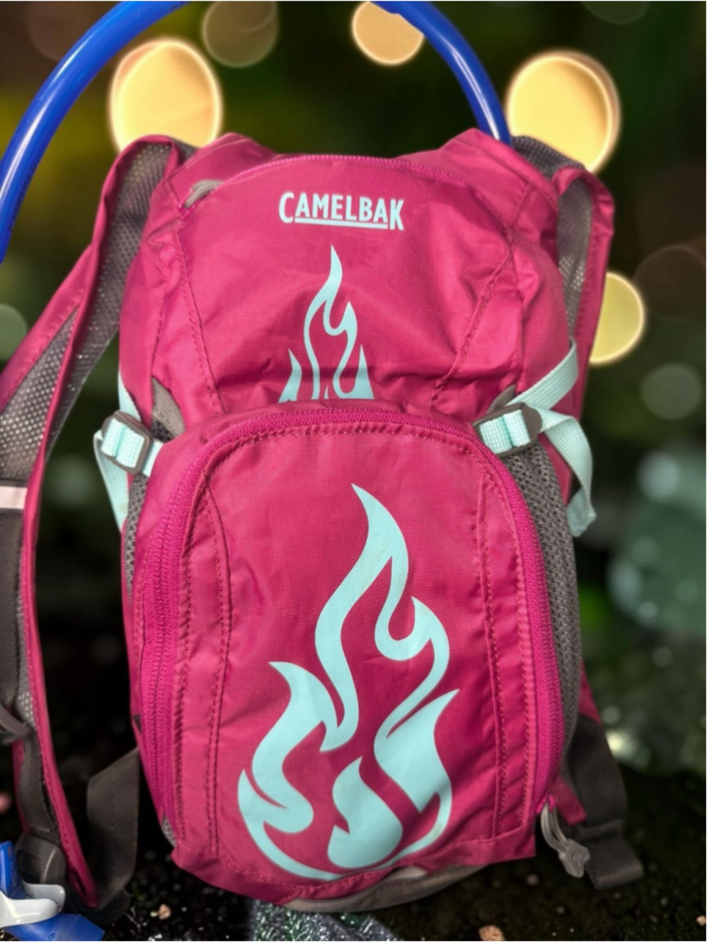 CamelBak Kids Hydration Backpack Pink & Aqua Water Pack with Reservoir